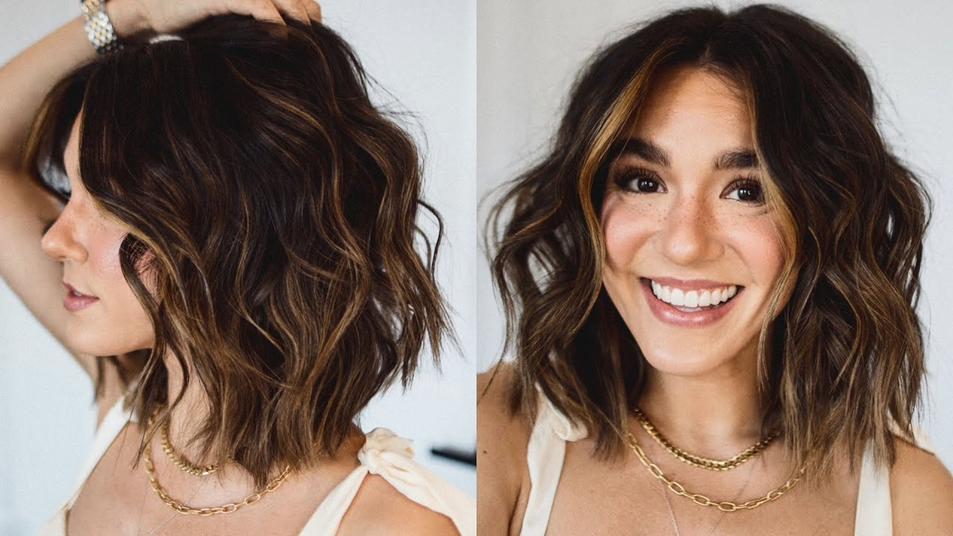 Long Bob With Beach Waves